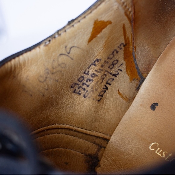 Church’s Custom Grade Leather Wingtip Shoe’s Men’s 9(F) Made In England - Picture 13 of 13